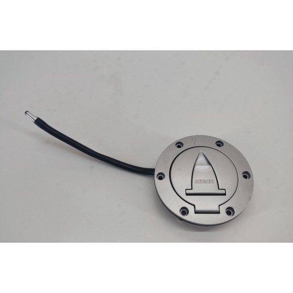 Tampa Trava Tanque Combustível Ducati Multistrada 1260s 2022 Prateado