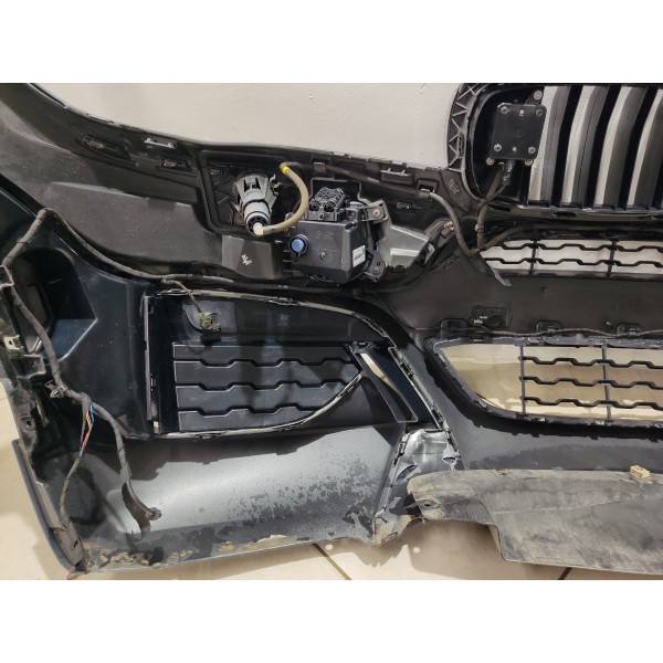 Para Choque Dianteiro Completo Bmw X6m V8 2015 Prateado