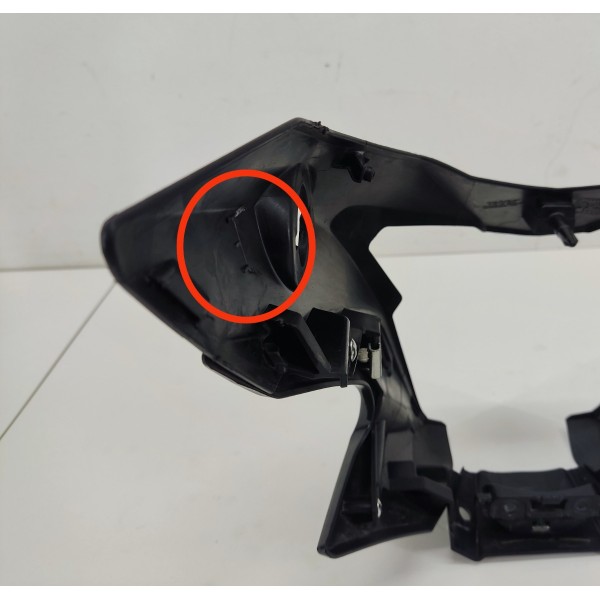 Carenagem Mascara Farol Honda Cb250 Twister 2021 Detalhe Preto