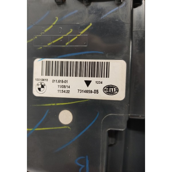 Lanterna Lateral Esquerda Led Bmw X6 V8 2015 7314859 Esquerdo Vermelho