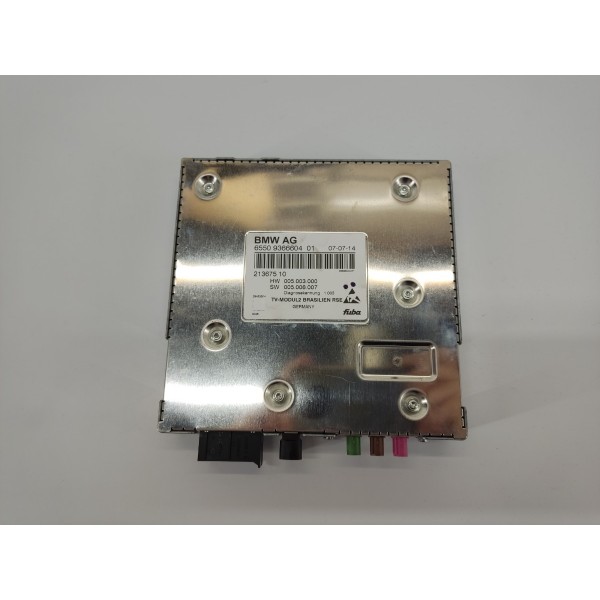 Modulo Dvd Tv Tela Banco Traseiro Bmw X6 V8 2015 Preto