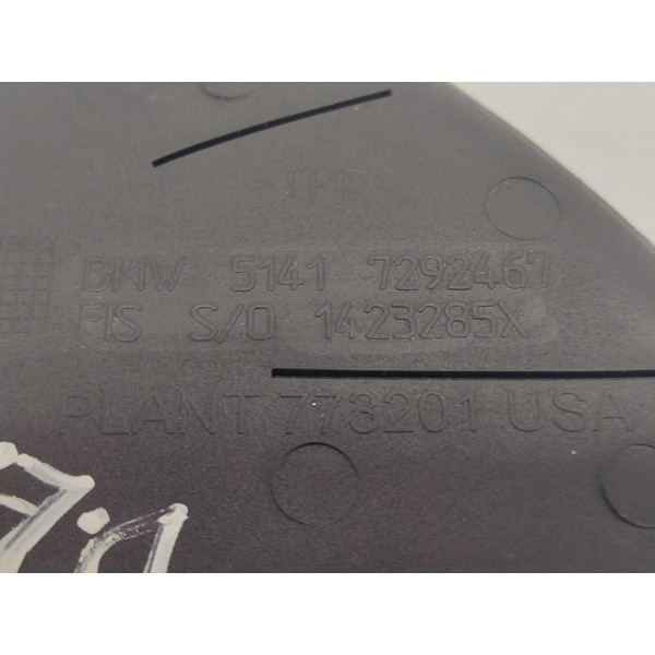 Tapete Borracha Forro Porta D.e Bmw X6 V8 2015 7292467 Preto