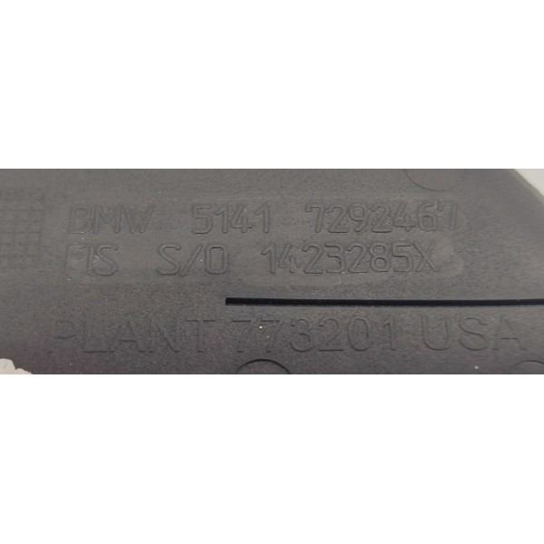 Tapete Borracha Forro Porta D.e Bmw X6 V8 2015 7292467 Preto