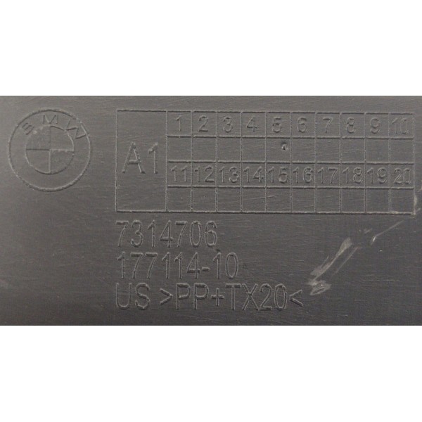 Porta Objetos Porta Mala Bmw X6 V8 2015 7314706 Preto