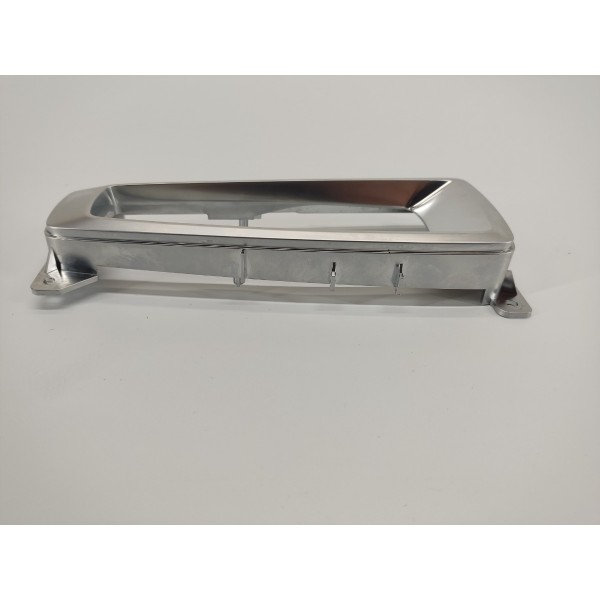 Moldura Alavanca Cambio Botao Freio Bmw X6 V8 2015 Prateado