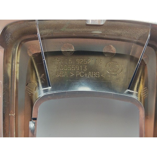 Moldura Alavanca Cambio Botao Freio Bmw X6 V8 2015 Prateado