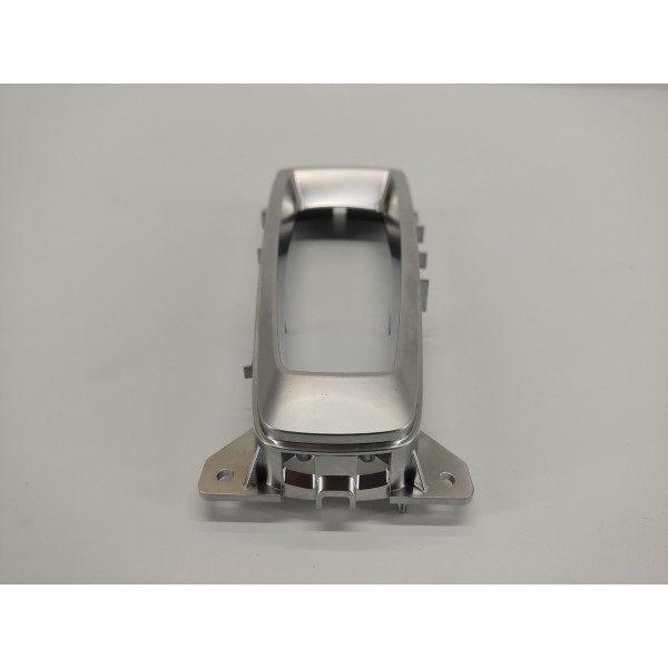 Moldura Alavanca Cambio Botao Freio Bmw X6 V8 2015 Prateado