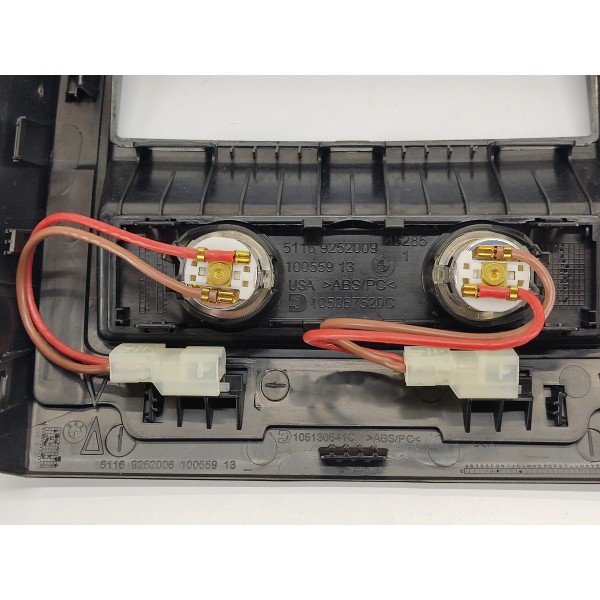 Acabamento Difusor Console Traseiro Bmw X6 V8 2015 Preto