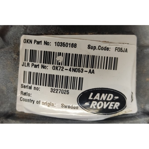 Diferencial Traseiro Discovery Sport 2.0 2016 Gk724n053