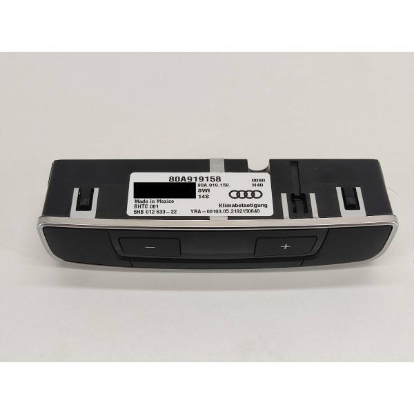 Botão Comando Ar Condicionado + - Audi Q5 2.0 2022 80a919158 Preto