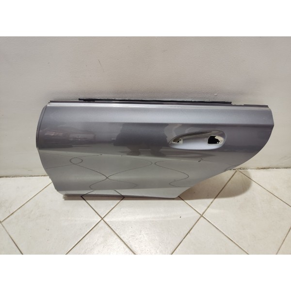 Porta Traseira Esquerda Mercedes Cla 45 Amg 2016 Traseira Esquerda Prateado