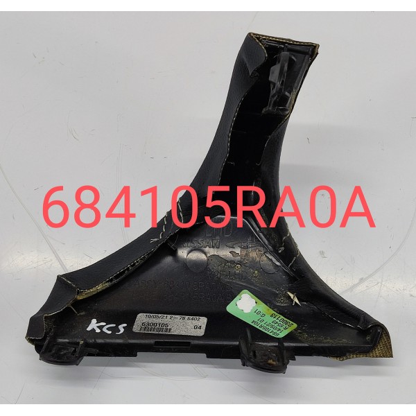 Acabamento Painel Lado Esquerdo Nissan Kicks 2021 684105ra0a Preto Paco Auto Parts Joinville