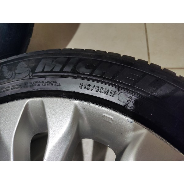 Jogo Roda R17 Azera 3.3 2011 Pneu Ruim  Cinza