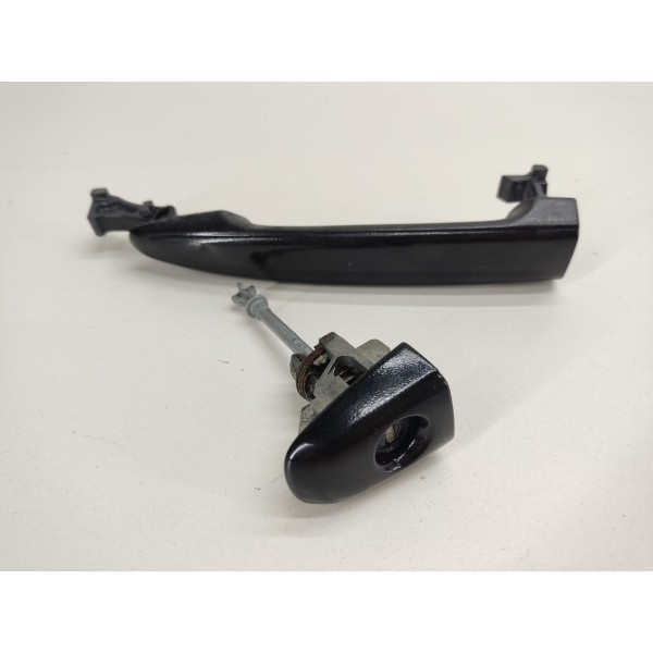 Maçaneta Externa Dianteira Esquerda Toyota Camry V6 2009 Preto Dianteira