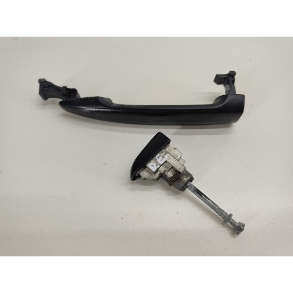 Maçaneta Externa Dianteira Esquerda Toyota Camry V6 2009 Preto Dianteira