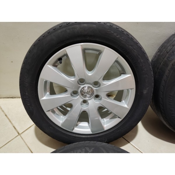 Jogo Roda R16 Toyota Camry V6 2009 Preto