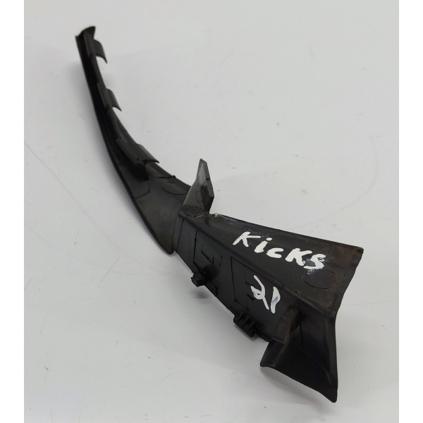 Acabamento Churrasqueira Esquerdo Nissan Kicks 2021 Preto