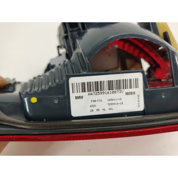 Lanterna Tampa Traseira Direita Bmw 320i N20 2015 Direito Vermelho