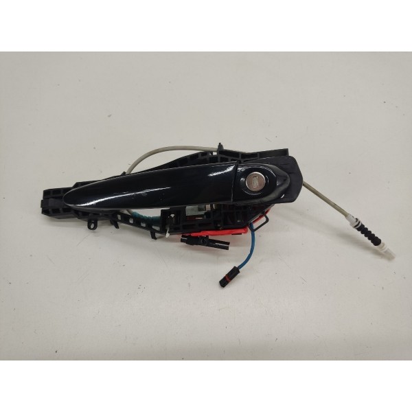 Maçaneta Externa Dianteira E. Bmw 320i N20 2015 Com Led Preto Dianteira