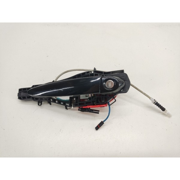 Maçaneta Externa Dianteira E. Bmw 320i N20 2015 Com Led Preto Dianteira