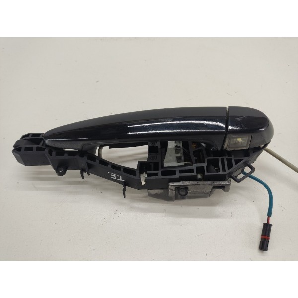 Maçaneta Externa Traseira Esquerda Bmw 320i N20 2015 Com Led - Preto - Traseira