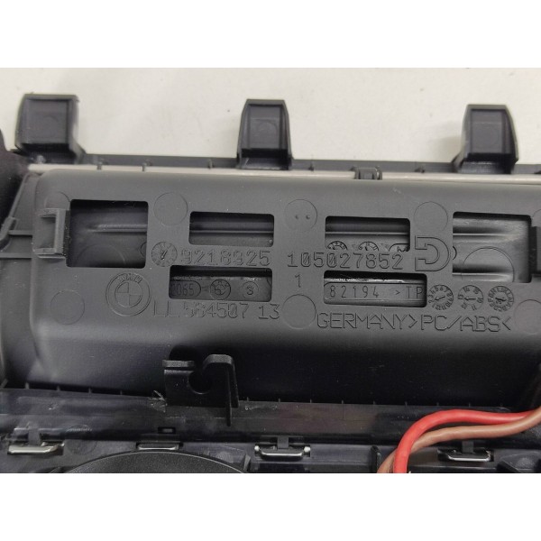 Moldura Porta Copo Objetos Console Bmw 320i 2015 9218925 Preto