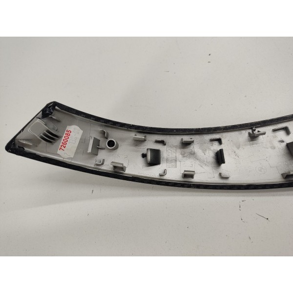 Moldura Puxador Porta Plotado Fibra Carb T.e Bmw 320i 2015 Preto