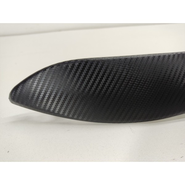 Moldura Puxador Porta Plotado Fibra Carb T.e Bmw 320i 2015 Preto