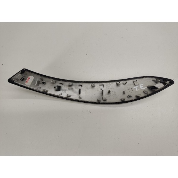 Moldura Puxador Porta Plotado Fibra Carb T.e Bmw 320i 2015 Preto