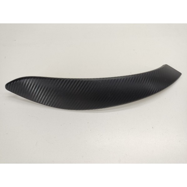Moldura Puxador Porta Plotado Fibra Carb T.e Bmw 320i 2015 Preto