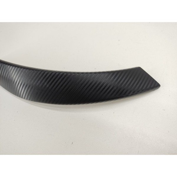 Moldura Puxador Porta Plotado Fibra Carb T.e Bmw 320i 2015 Preto