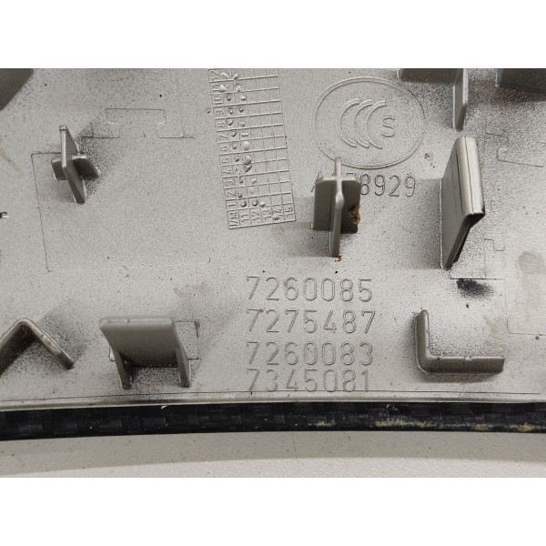 Moldura Puxador Porta Plotado Fibra Carb T.e Bmw 320i 2015 Preto