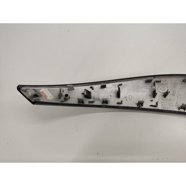 Moldura Puxador Porta Plotado Fibra Carb T.d Bmw 320i 2015 Preto