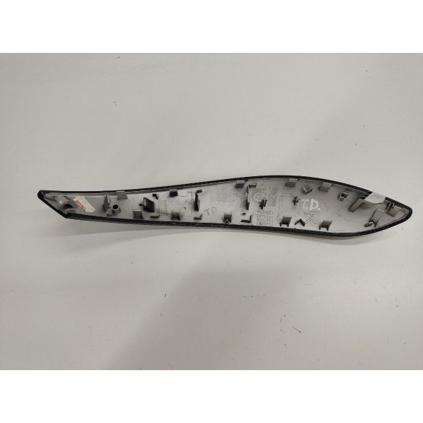 Moldura Puxador Porta Plotado Fibra Carb T.d Bmw 320i 2015 Preto