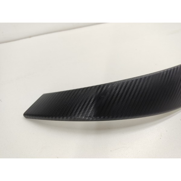 Moldura Puxador Porta Plotado Fibra Carb T.d Bmw 320i 2015 Preto