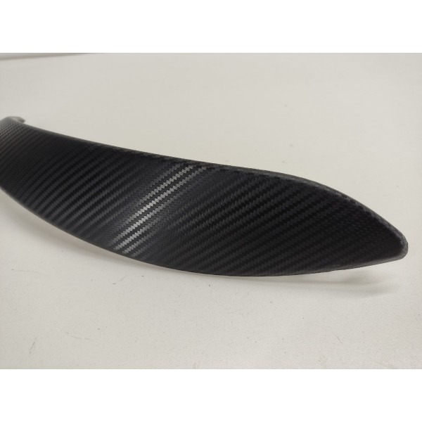 Moldura Puxador Porta Plotado Fibra Carb T.d Bmw 320i 2015 Preto