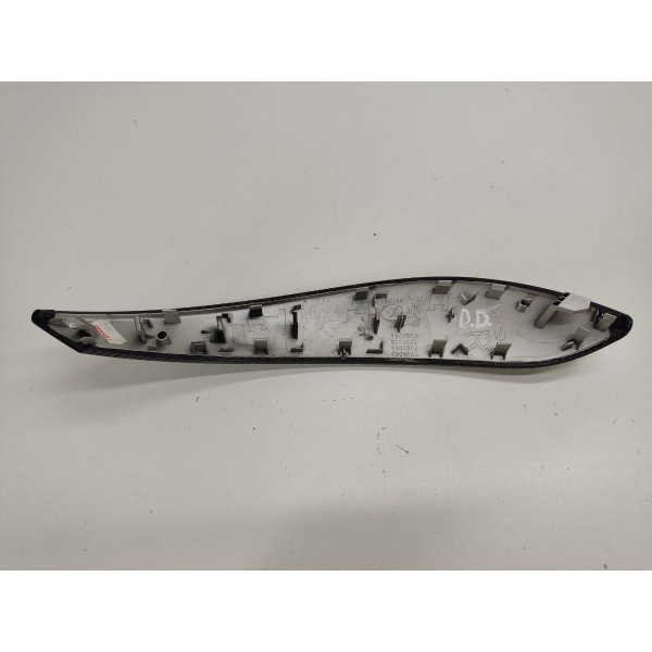 Moldura Puxador Porta Plotado Fibra Carb D.d Bmw 320i 2015 Preto