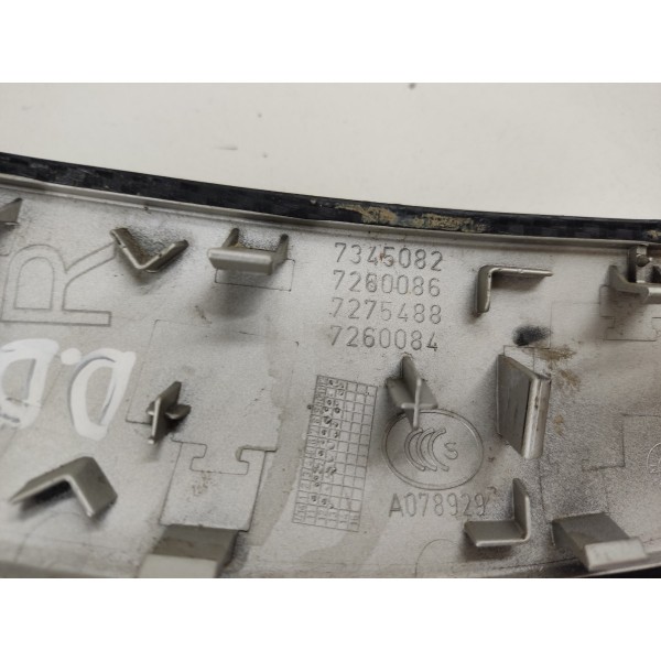 Moldura Puxador Porta Plotado Fibra Carb D.d Bmw 320i 2015 Preto