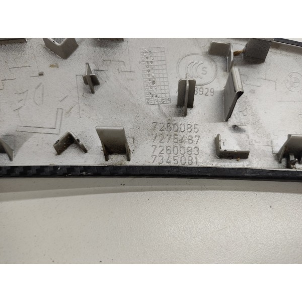 Moldura Puxador Porta Plotado Fibra Carb D.e Bmw 320i 2015 Preto