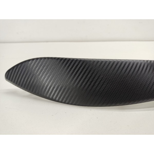 Moldura Puxador Porta Plotado Fibra Carb D.e Bmw 320i 2015 Preto