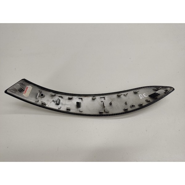 Moldura Puxador Porta Plotado Fibra Carb D.e Bmw 320i 2015 Preto