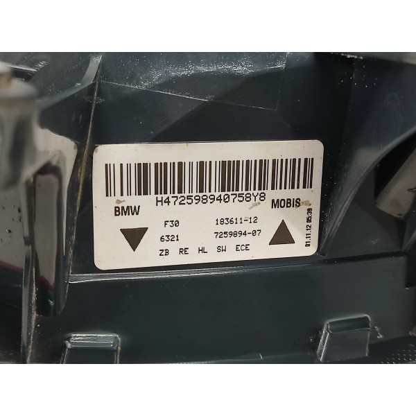 Lanterna Lateral Direita Bmw 320i N20 2015 Direito Vermelho