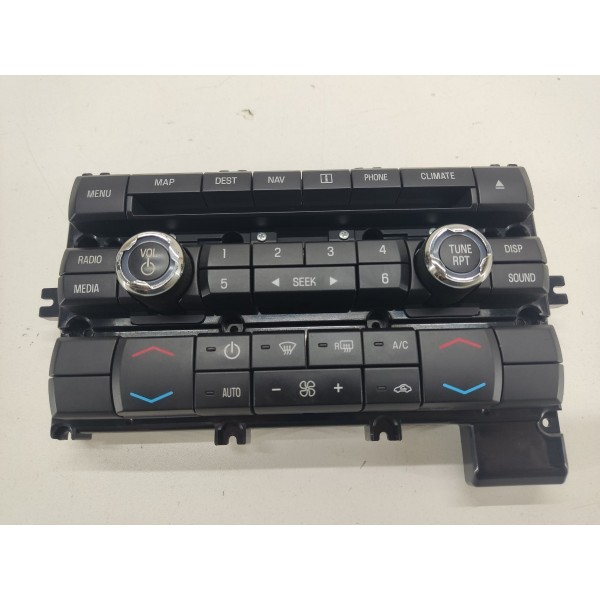 Comando Radio Ar Condicionado Fusion V6 2010 Preto