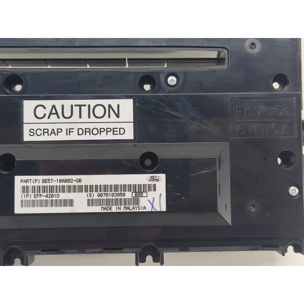 Comando Radio Ar Condicionado Fusion V6 2010 Preto