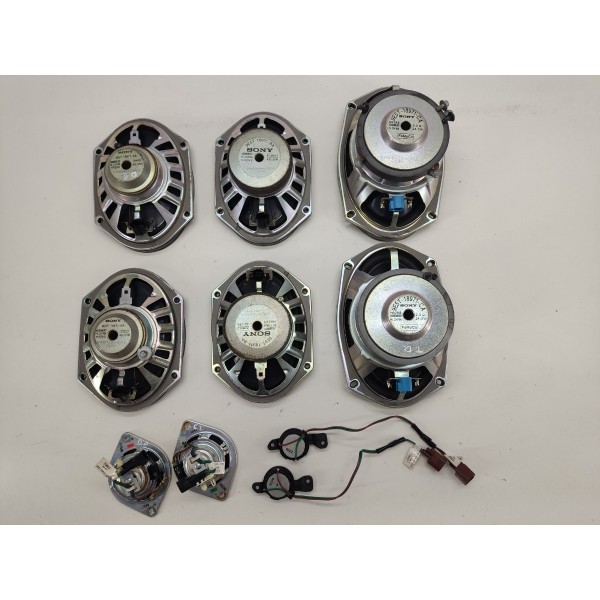 Kit Jogo Auto Falante Fusion V6 2010 Preto