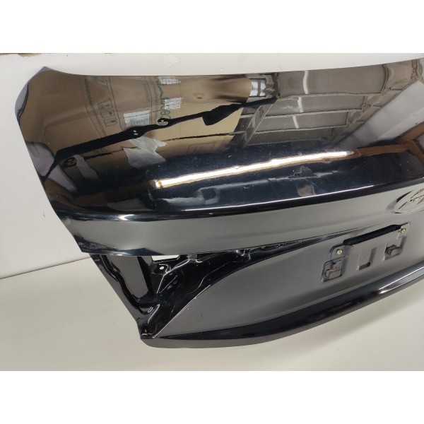 Tampa Traseira Porta Mala Hyundai Azera 3.0 2014 Com Detalhe Preto