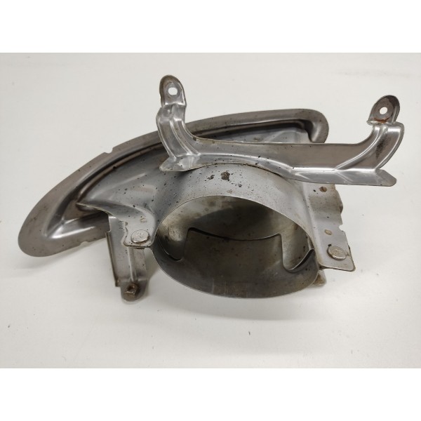 Moldura Acabamento Saida Escape Para Choque T.d. Azera 2014 Prateado