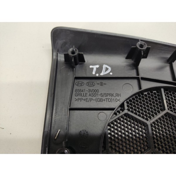 Tela Auto Falante Tampao Som T.d Hyundai Azera 3.0 2014 Preto