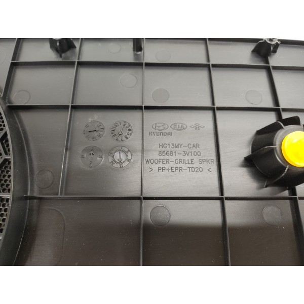 Tela Auto Falante Tampao Som T.c Hyundai Azera 3.0 2014 Preto