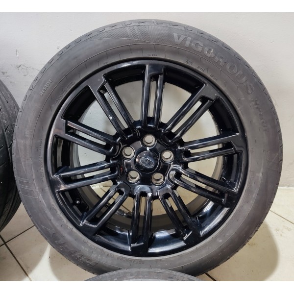 Jogo Roda R20 Discovery 4 3.0 2012 Pneu Ruim Preto